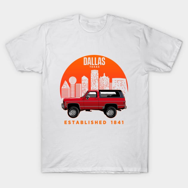 1841 Dallas Texas T-shirt T-Shirt by Dallasweekender 